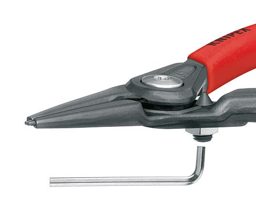 Knipex 49 31 A1 49 A1 Plier Circlip 25 mm Jaw Opening Max 140 Grey Atramentised