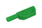 Multicomp PRO MP770591 Banana Test Connector Shrouded Plug Cable Mount 32 A 600 V Nickel Plated Contacts Green