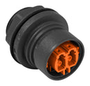 Bulgin PXF6052B Fiber Optic Connector Duplex LC Multimode 62.5&micro;m / 125&micro;m Nylon (Polyamide) Body