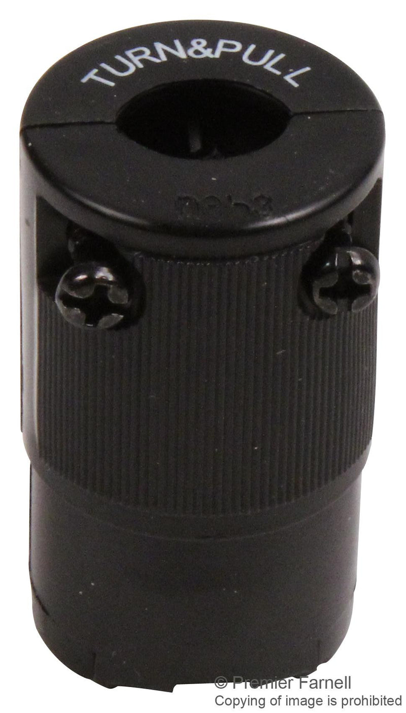 HUBBELL WIRING DEVICES HBL7464V POWER ENTRY CONNECTOR, RECEPTACLE, 2P2W, 15A 125V, ML-1R