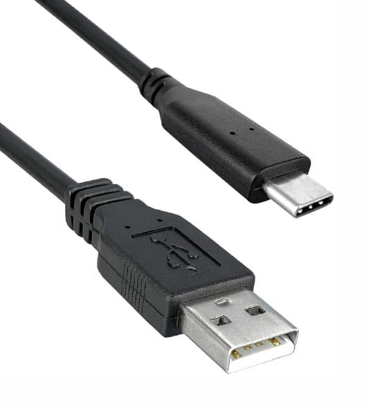Qualtek Electronics 3021090-01M 3021090-01M USB Cable 2.0 Type A-C Plug 1M