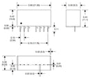 XP Power ITX2424SA ITX2424SA Isolated Through Hole DC/DC Converter 2:1 Input ITE 6 W 1 Output 24 V 250 mA