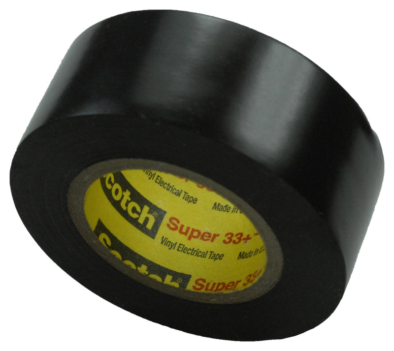 3M 33+SUPER (3/4"X20FT) Tape PVC 19.05MM X 6.096M Black