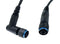 Amphenol Socapex 212-A02115-15 212-A02115-15 Ethernet Cable Cat6 1.5 m 4.9 ft Plug to 90&Acirc;&deg; Black Ngva