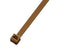 Panduit PLT1M-C1 PLT1M-C1 Cable Tie 0.87" Bundle Dia 3.9" Length Nylon 6.6 Plenum Brown 18 lbs