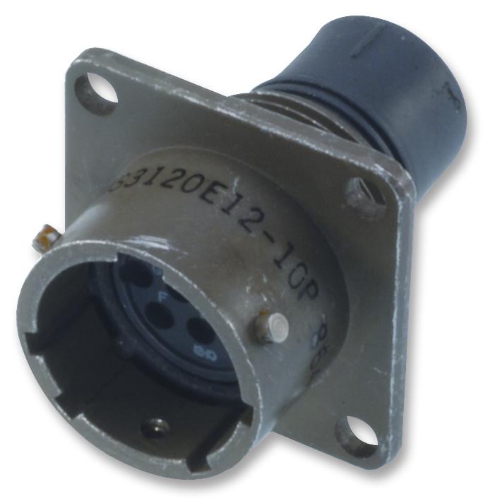 ITT Cannon KPT00A14-19S KPT00A14-19S Circular Connector KPT Wall Mount Receptacle 19 Contacts Solder Socket Bayonet 14-19