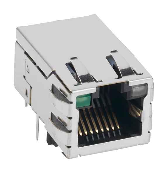 BEL Magnetic Solutions SI-51009-F Modular Connector RJ45 Jack 1 x (Port) 8P8C Cat5e Through Hole Mount New