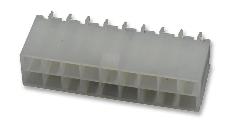 Molex 39281183 Pin Header Vertical 94V-2 Power 4.2 mm 2 Rows 18 Contacts Through Hole Straight