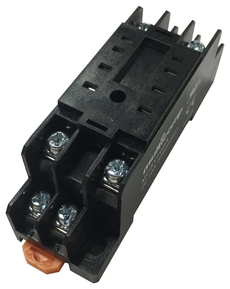 Multicomp MCSYF08A Relay Socket DIN Rail Screw 8 Pins 10 A 300 V SYF Series