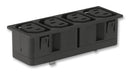 SCHURTER 4752.5000 Power Outlet Strip, IEC Distribution Unit, 4 Outlets, IEC 60320 C13, 15 A, 250 V, Hardwired