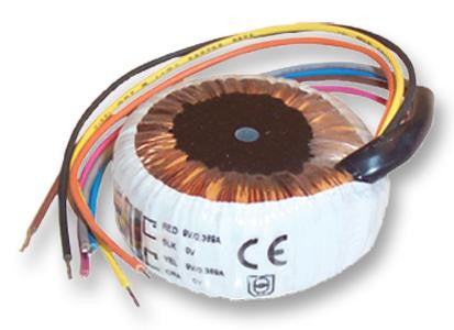 MULTICOMP MCFM50/12 Toroidal Transformer, 24mm x 50mm, 5 VA, 2 x 12V, 208 mA, Panel