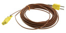 Omega TECK25-9 TECK25-9 Sensor Cable K Type Thermocouple Plug Receptacle 2 Positions 7.62 m