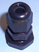 PRO Power MG-12 BLACK Black M12 IP68 Nylon Cable Gland - Single Pack