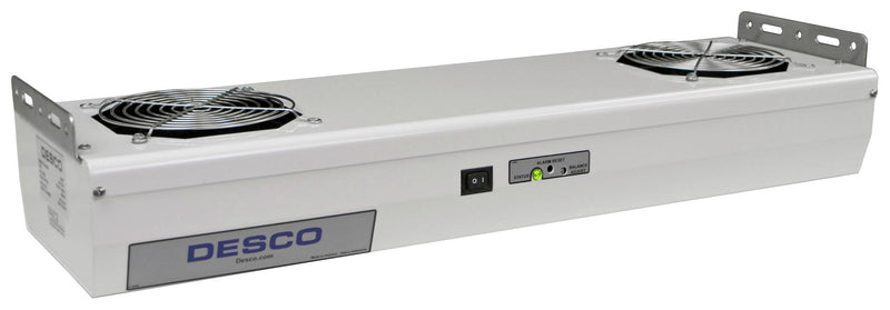 Desco 60467 Overhead Ionizer W/LIGHT 2 FAN 120VAC