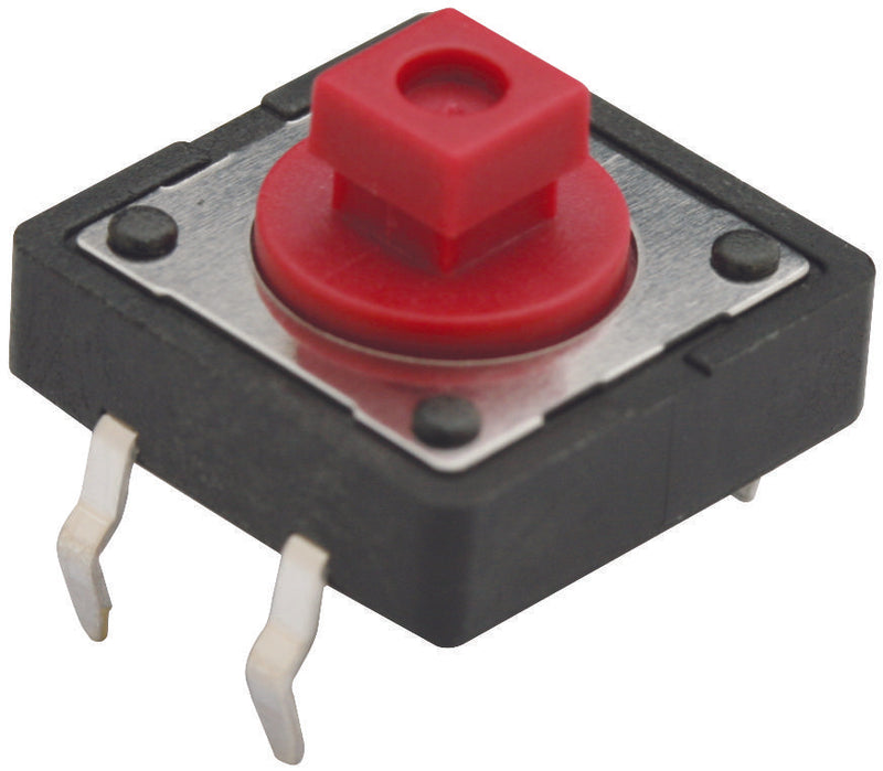 MULTICOMP MC32875 SWITCH, TACTILE, SPST-NO, 50mA, THOUGH HOLE