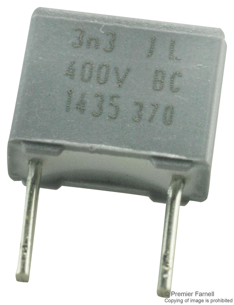 VISHAY BFC237052332 CAPACITOR POLYESTER FILM, 3300PF, 400V, 5%, RADIAL
