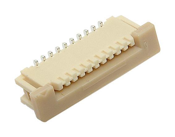 Molex 52610-1272 FFC / FPC Board Connector 1 mm 12 Contacts Receptacle Easy-On 52610 Series Surface Mount
