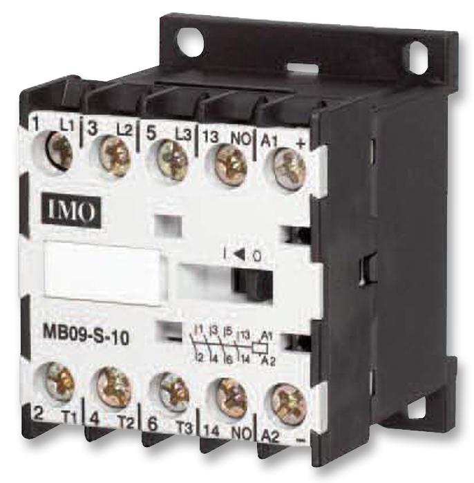 IMO Precision Controls MB12-S-10230 MB12-S-10230 Contactor 12 A DIN Rail 690 VAC 3NO / 1NO 4 Pole 5.5 kW