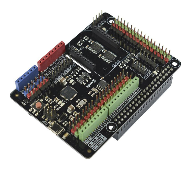 Dfrobot DFR0327 DFR0327 Arduino Expansion Shield for Raspberry Pi B+/2B/3B/3B+ Board ATmega32U4