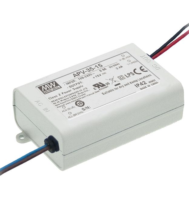 Mean Well APV-35-5 APV-35-5 LED Driver ITE 25 W 5 V A Constant Voltage 90