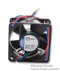 EBM-PAPST 614NGH Axial Fan, 600NG Series, 24 V, DC, 60 mm, 25 mm, 38 dBA, 27.1 cu.ft/min