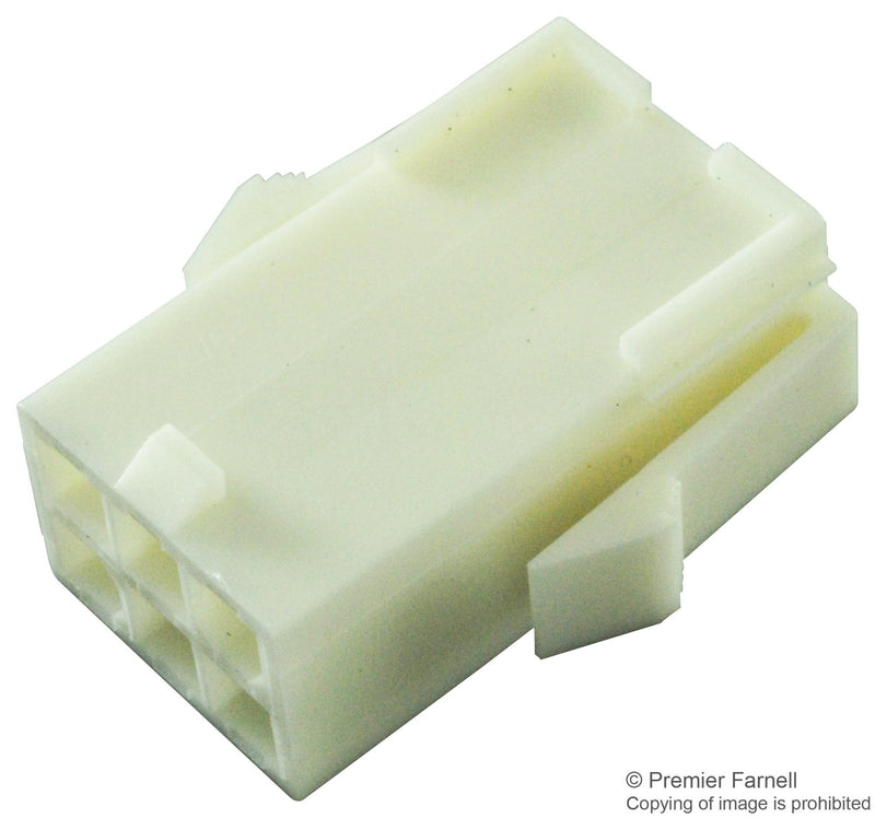 AMP - TE CONNECTIVITY 794940-1 Connector Housing, Mini Universal MATE-N-LOK Series, Receptacle, 6 Ways, 4.14 mm