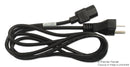 VOLEX 17566. POWER CORD NEMA6-15P/IEC, 79IN, 10A, BLACK
