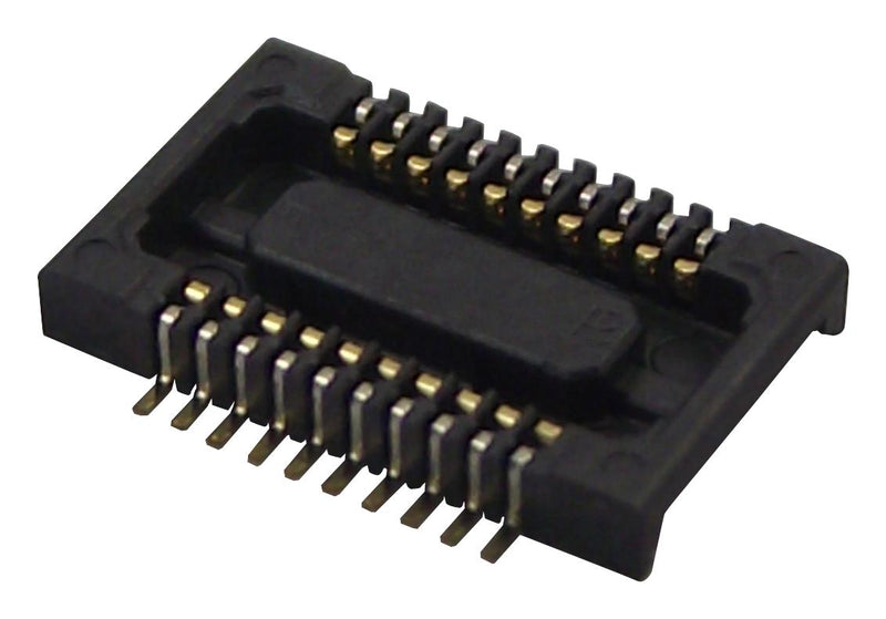 HIROSE(HRS) DF30FC-60DS-0.4V(82) Mezzanine Connector Receptacle 0.4 mm 2 Rows 60 Contacts Surface Mount Phosphor Bronze