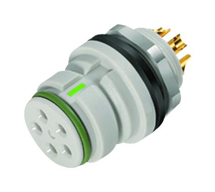 Binder 99-9108-400-03 Circular Connector 720 Series Panel Mount Receptacle 3 Contacts Solder Socket Snap-In