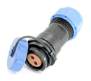 Multicomp PRO MP007669 MP007669 Circular Connector w/ Cap MP SY17 Cable Mount Receptacle 2 Contacts