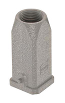 Harting 09200031443 Heavy Duty Connector Hood PG11 Han A Series 180&deg; Zinc Body