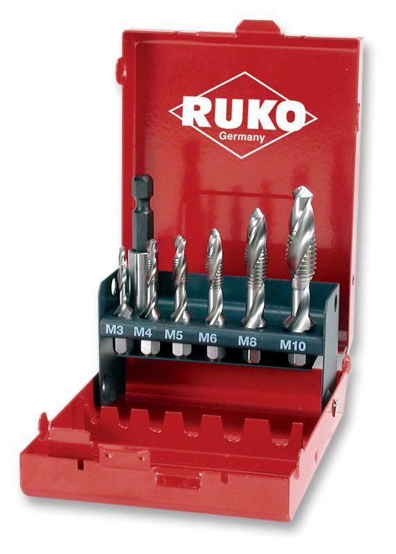 RUKO 270020 DRILL AND TAP SET, M3-M10
