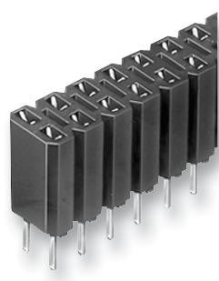FISCHER ELEKTRONIK BL2.72Z Wire-To-Board Connector, 2.54 mm, 72 Contacts, Receptacle, BL Series, Through Hole, 2 Rows