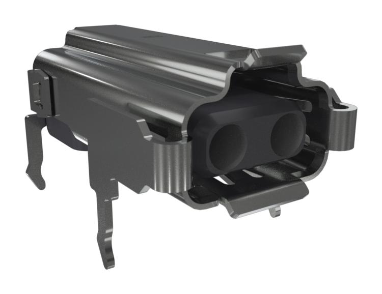 Amphenol Communications Solutions MSPE-J2L0-B00 Modular Connector SPE Jack 1 x (Port) 2 Contacts IP20 Panel Mount Through Hole