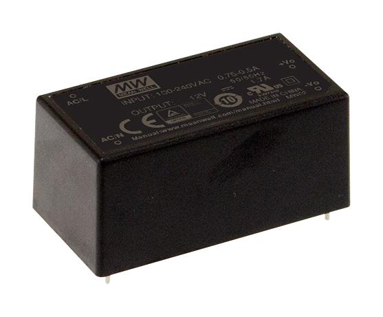 Mean Well MPM-20-24 AC/DC PCB Mount Power Supply (PSU) Household & Medical 1 Output 21.6 W 24 V 900 mA