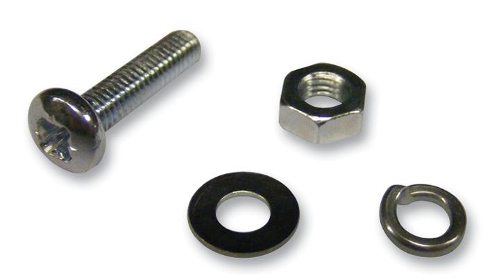 Multicomp PRO MK3311-PK100 MK3311-PK100 Fixing Kit M3 Screw Nut Washer TO-220 TO-126 SOT-93 Packages