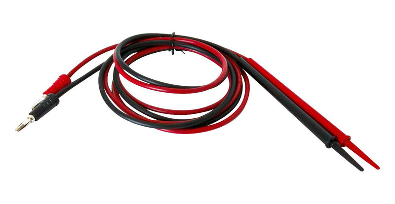 Mueller Electric 110012 Patch Cord Banana to Test Probe 2 Leads Black and Red 18 AWG