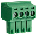 Camdenboss CTBP92HD/4 CTBP92HD/4 Pluggable Terminal Block 3.5 mm 4 Ways 28AWG to 16AWG 1 mm&Acirc;&sup2; Clamp 8 A