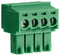 Camdenboss CTBP92HD/4 CTBP92HD/4 Pluggable Terminal Block 3.5 mm 4 Ways 28AWG to 16AWG 1 mm&Acirc;&sup2; Clamp 8 A
