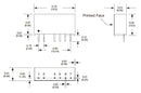 XP Power ITB2405S Isolated Through Hole DC/DC Converter ITE 1:1 1 W Output 5 V 200 mA