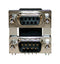 NORCOMP 178-037-513R491 STACKED D SUB CONN, RCPT/RCPT, 37POS