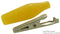 KEYSTONE 5037 ALLIGATOR CLIP, MINI, 8.38MM, YELLOW