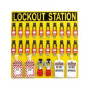 Panduit PSL-20SWCA Lockout Station 20 Person Padlocks 6 Hasps 50 Safety Tags