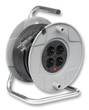 Brennenstuhl 1099150001 Power Entry Connector Premium Alu Line Series Plug Receptacle 240 VAC 16 A Cable Mount