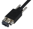 Molex 83421-9044 Micro D Cable Assembly 6 ft 1.83 m Black 83421 Series