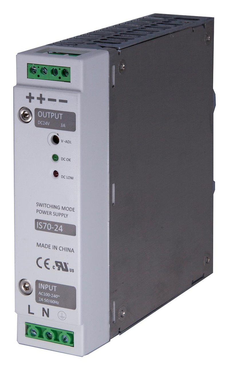 Multicomp PRO MP003282 MP003282 AC/DC DIN Rail Power Supply (PSU) ITE 1 Output 70 W 24 V 3 A