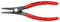 Knipex 49 11 A1 140mm Length Precision Straight Tip External Circlip Plier