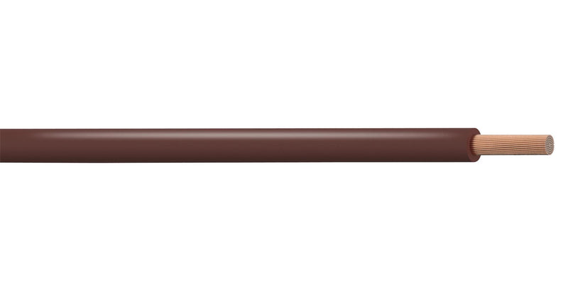 Multicomp PRO PP001208 Wire Tri Rated Per Metre PVC Brown 14 AWG 2.5 mm&Acirc;&sup2;