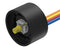 EAO 84-8511.4640 Contact Block Series 84 Yellow LED 24 Vdc 10 mA SPST-NO Flat Ribbon Cable IP40