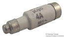 Multicomp PRO 2211002 Fuse Industrial / Power D0 4 A 400 VAC 250 VDC 11mm x 36mm 0.43" 1.42"
